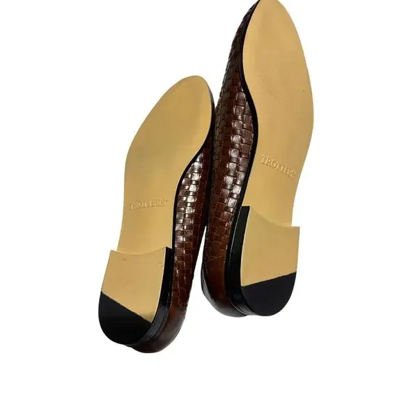 New Trotters Women's Size 13N Narrow Brown Leather Loafers Comfort Shoes - Picture 8 of 10